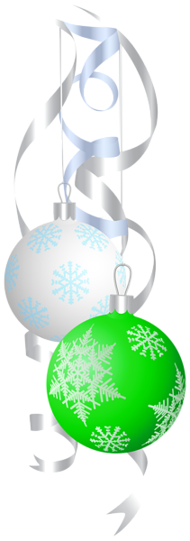 This png image - Christmas Ornaments Green PNG Transparent Clipart, is available for free download