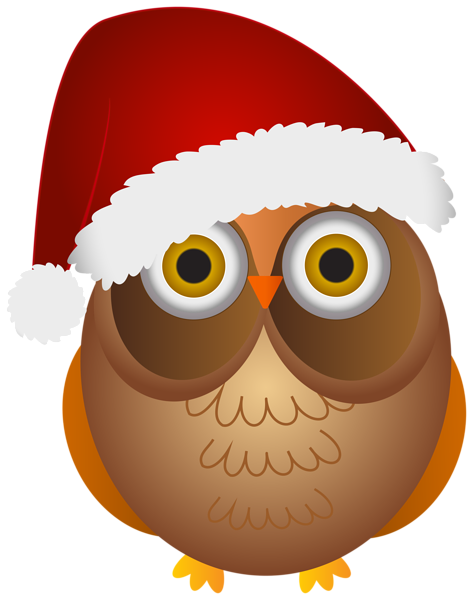 This png image - Christmas Owl PNG Clipart, is available for free download