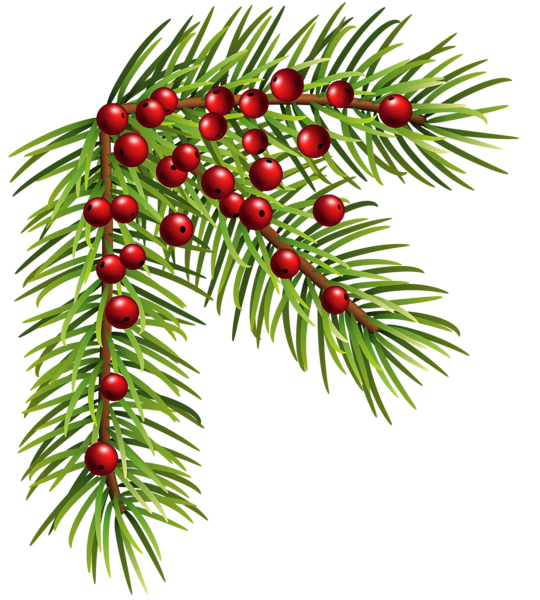 This png image - Christmas Pine Corner PNG Clip Art Image, is available for free download