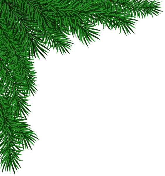 This png image - Christmas Pine Corner Transparent PNG Clip Art, is available for free download