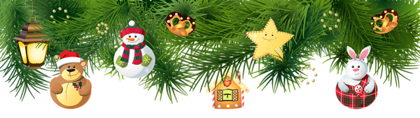 This png image - Christmas Pine Decoration PNG Clipart Image, is available for free download