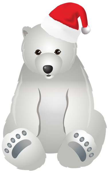 Christmas Polar Bear Transparent Clip Art Image | Gallery Yopriceville ...