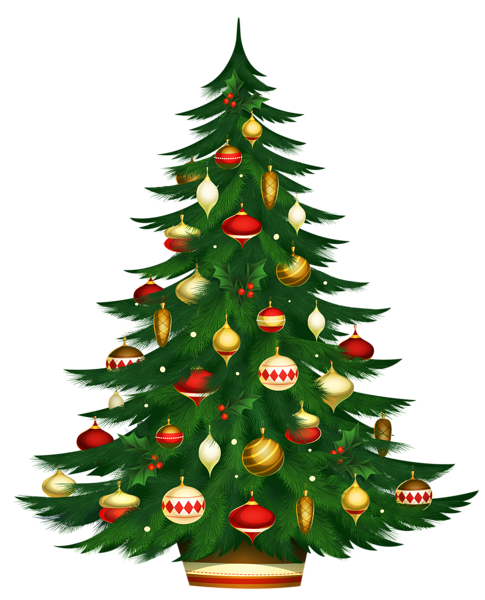 This png image - Christmas Poted Tree PNG Clipart, is available for free download