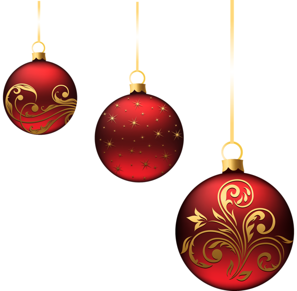This png image - Christmas Red Balls Ornaments PNG Picture, is available for free download