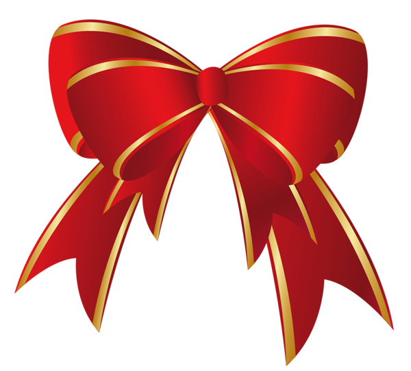 This png image - Christmas Red Gold Bow PNG Clipart, is available for free download