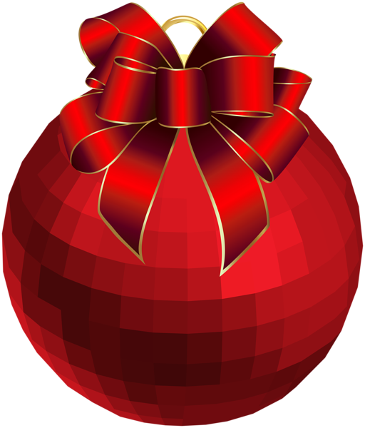 This png image - Christmas Red Ornament PNG Clip Art Image, is available for free download