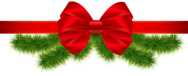  Christmas Red Ribbon PNG Clipart Image Gallery 