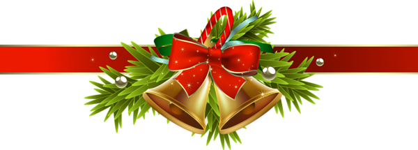 This png image - Christmas Ribbon with Christmas Decor PNG Clipart Imagе, is available for free download