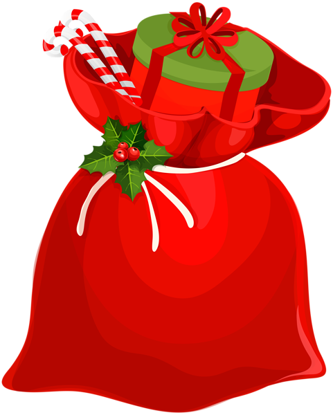 This png image - Christmas Santa Bag PNG Clip Art Image, is available for free download