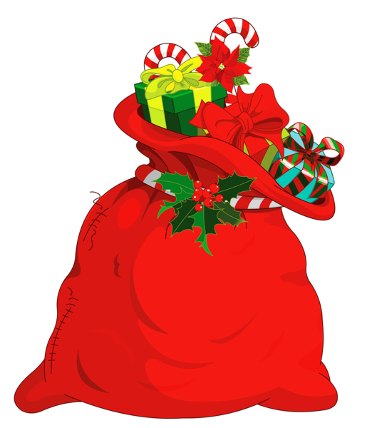 This png image - Christmas Santa Bag PNG Picture, is available for free download