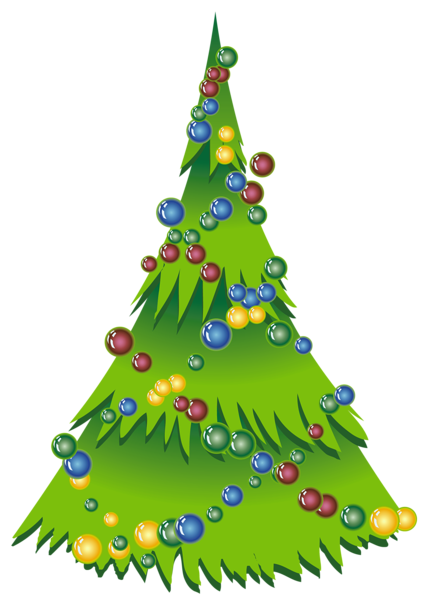 This png image - Christmas Simple Tree PNG Clipart, is available for free download