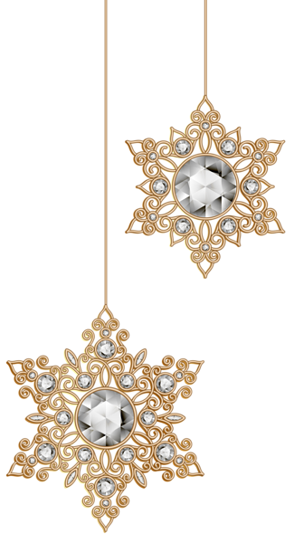 This png image - Christmas Snowflakes Ornaments PNG Clip-Art Image, is available for free download