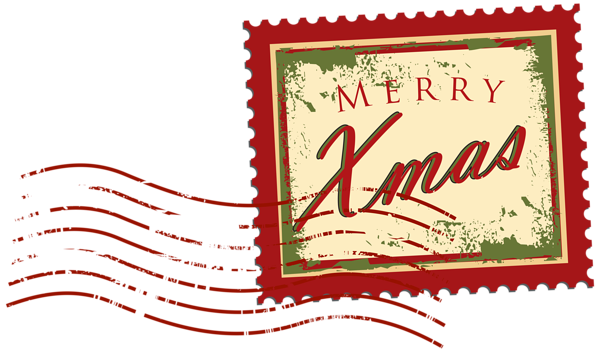 This png image - Christmas Stamp PNG Clip Art Image, is available for free download