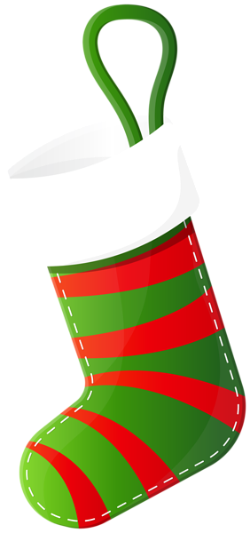 This png image - Christmas Stocking Green Clip Art Image, is available for free download