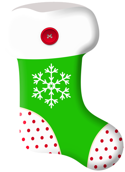 This png image - Christmas Stocking Green Snowflake PNG Clipart, is available for free download
