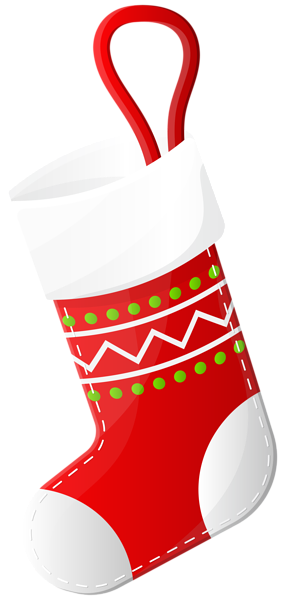 This png image - Christmas Stocking Red Clip Art Image, is available for free download