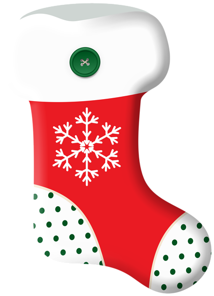 This png image - Christmas Stocking Red Snowflake PNG Clipart, is available for free download