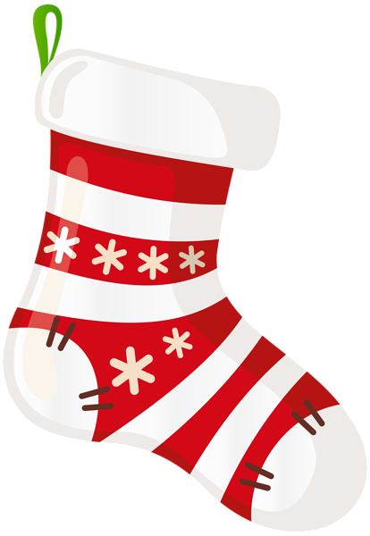 This png image - Christmas Stocking White Transparent PNG Clip Art, is available for free download