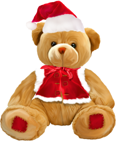 This png image - Christmas Teddy Bear PNG Clipart, is available for free download
