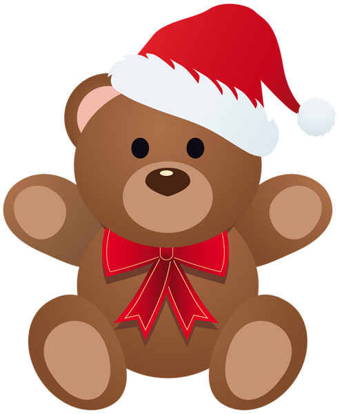 This png image - Christmas Teddy PNG Clipart Image, is available for free download