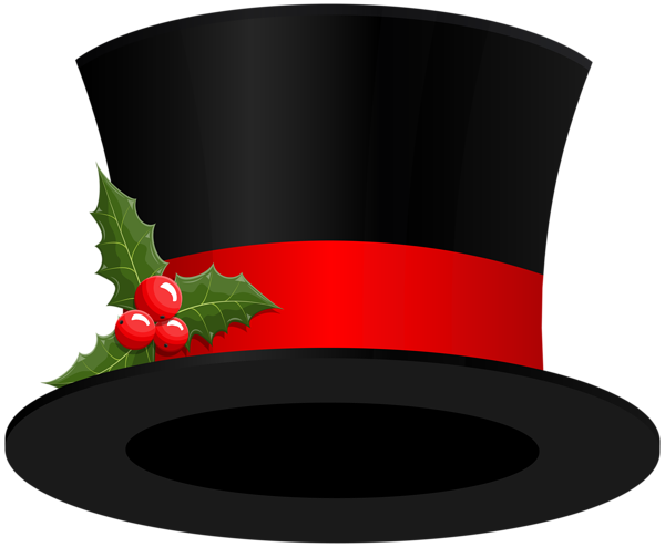 This png image - Christmas Top Hat Clip Art Image, is available for free download