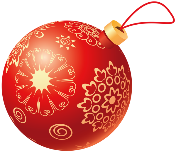 This png image - Christmas Transparent Red Christmas Ball PNG Clipart, is available for free download