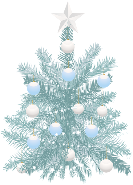 This png image - Christmas Tree Blue Transparent Clip Art, is available for free download