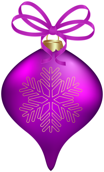 This png image - Christmas Tree Ornament Purple PNG Clipart, is available for free download