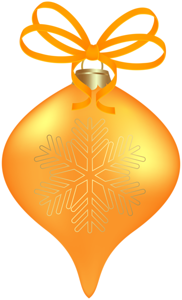 This png image - Christmas Tree Ornament Yellow PNG Clipart, is available for free download