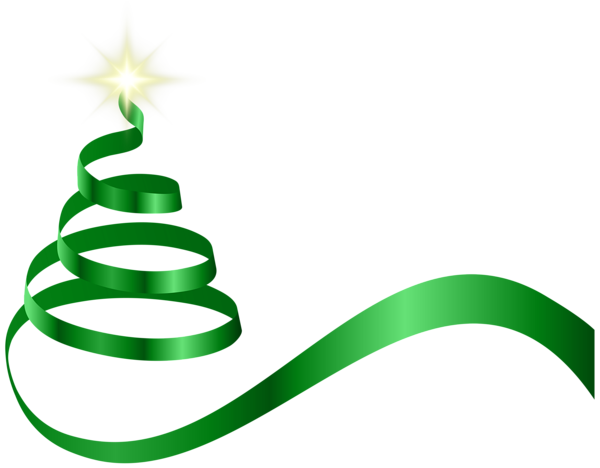 This png image - Christmas Tree Ribbon PNG Clipart, is available for free download