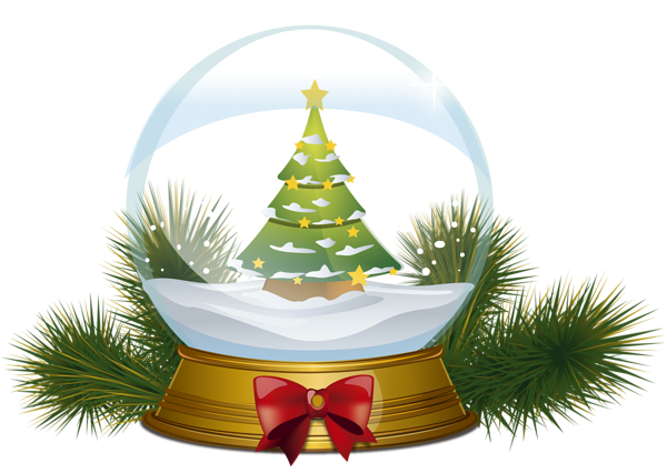 This png image - Christmas Tree Snowglobe PNG Clipart Image, is available for free download