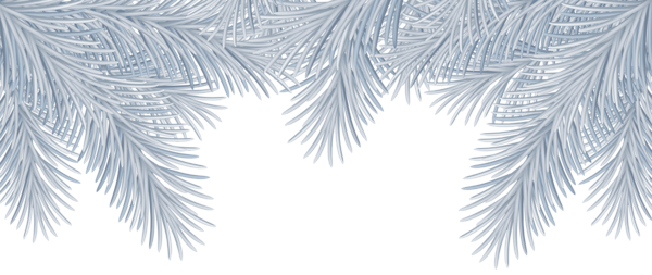 This png image - Christmas White Deco Branches Transparent PNG Clip Art, is available for free download