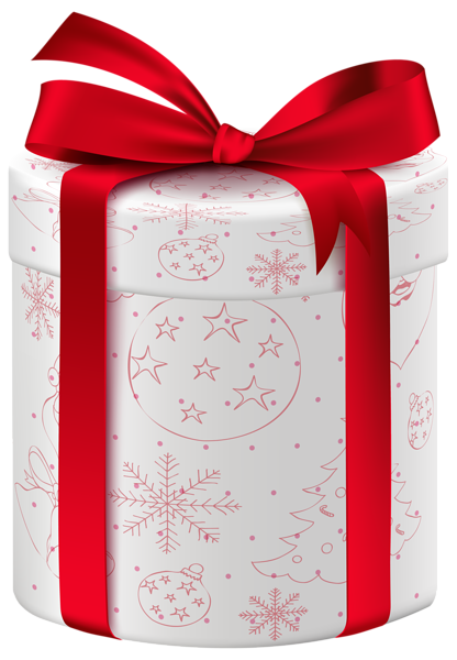 This png image - Christmas White Gift PNG Clip Art Image, is available for free download