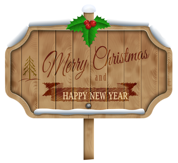 This png image - Christmas Wooden Sign Transparent PNG Clip Art Image, is available for free download