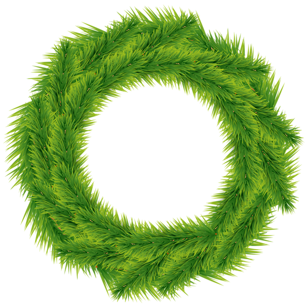 This png image - Christmas Wreath Green Clip Art Image, is available for free download