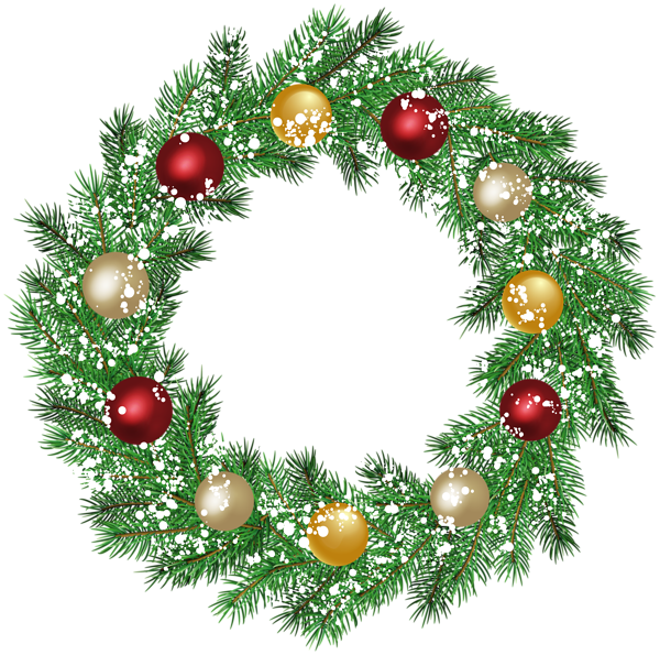 This png image - Christmas Wreath PNG Clip Art, is available for free download
