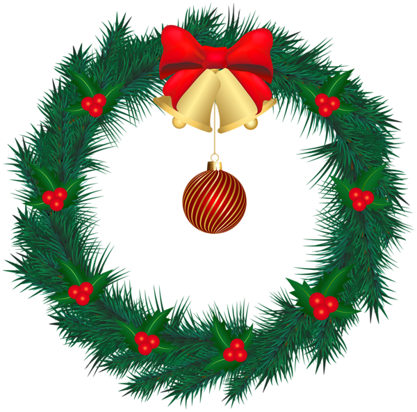 This png image - Christmas Wreath PNG Clipart, is available for free download