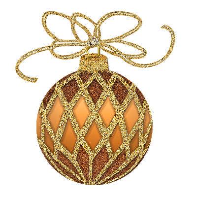 This png image - Christmas Yellow and Gold Ornament Clipart, is available for free download
