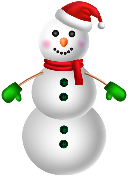 This png image - Cute Big Snowman PNG Clipart, is available for free download