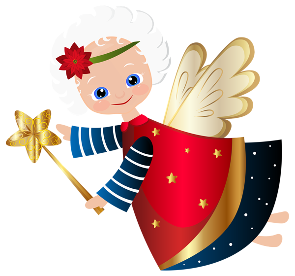 This png image - Cute Christmas Angel Transparent PNG Clip Art Image, is available for free download