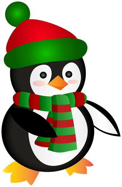This png image - Cute Christmas Penguin Clip Art Image, is available for free download