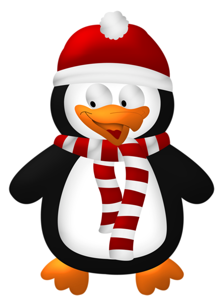 This png image - Cute Christmas Penguin Transparent PNG Clipart, is available for free download