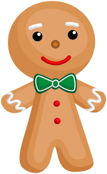 Cute Gingerbread Man Cookie PNG Clipart | Gallery Yopriceville - High ...