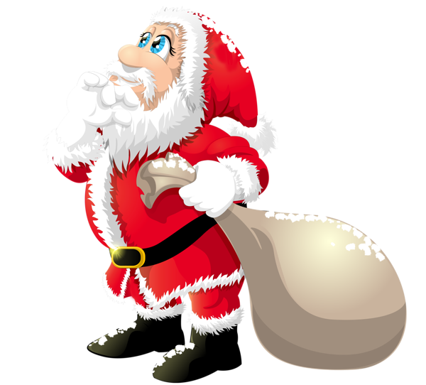 This png image - Cute Santa Claus Clipart, is available for free download