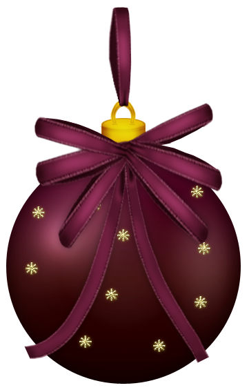 This png image - Dark Red Christmas Ball PNG Clipart Picture, is available for free download