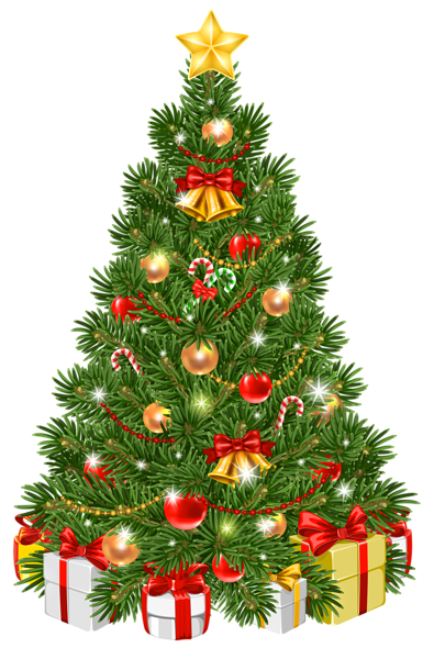 This png image - Decorated Christmas Tree Transparent PNG Clip Art Image, is available for free download