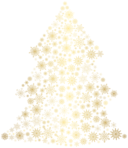 This png image - Decoratiive Snowflake Christmas Tree Clip Art, is available for free download