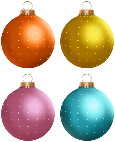This png image - Decorative Christmas Balls Set Clip Art Image, is available for free download