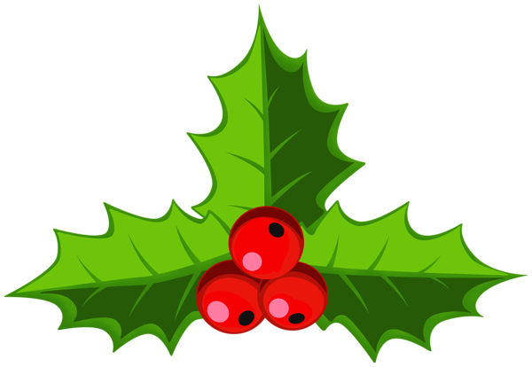 This png image - Decorative Holly Clip Art Image, is available for free download