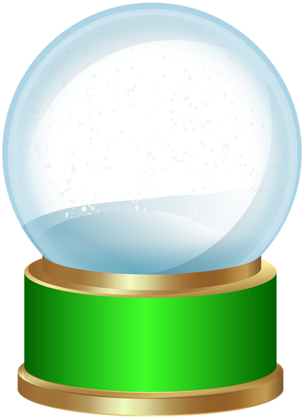 This png image - Empty Snow Globe Green PNG Clip Art, is available for free download